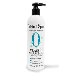 Original Sprout front bottle showing label and size benefit gentle cleansing