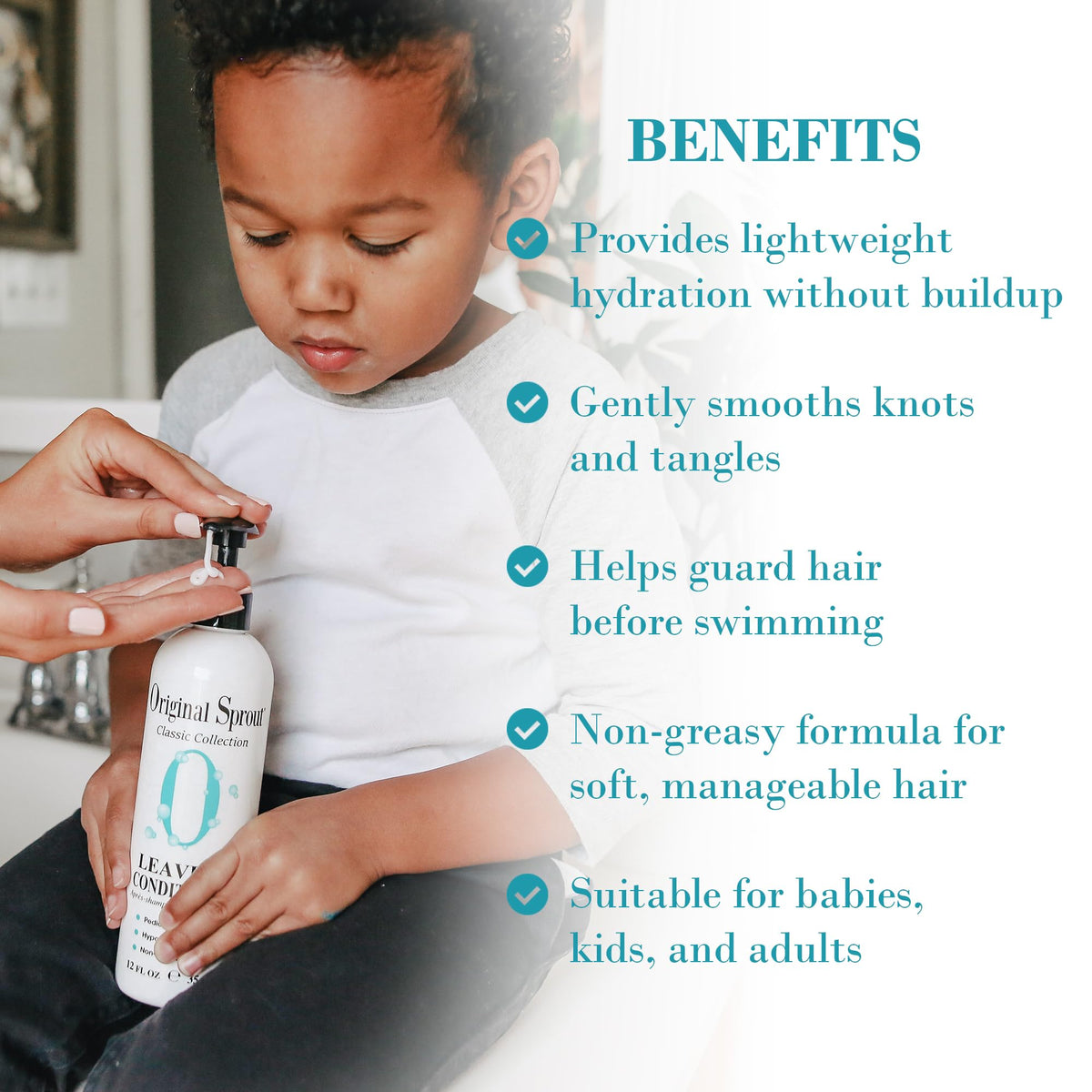 Original Sprout spray pump detail demonstrating easy, even application for less breakage