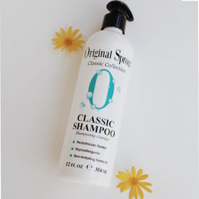 Original Sprout foam texture close-up showing mild lather and softness benefit