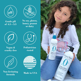Original Sprout detangler on a hair strand revealing lightweight texture and shine