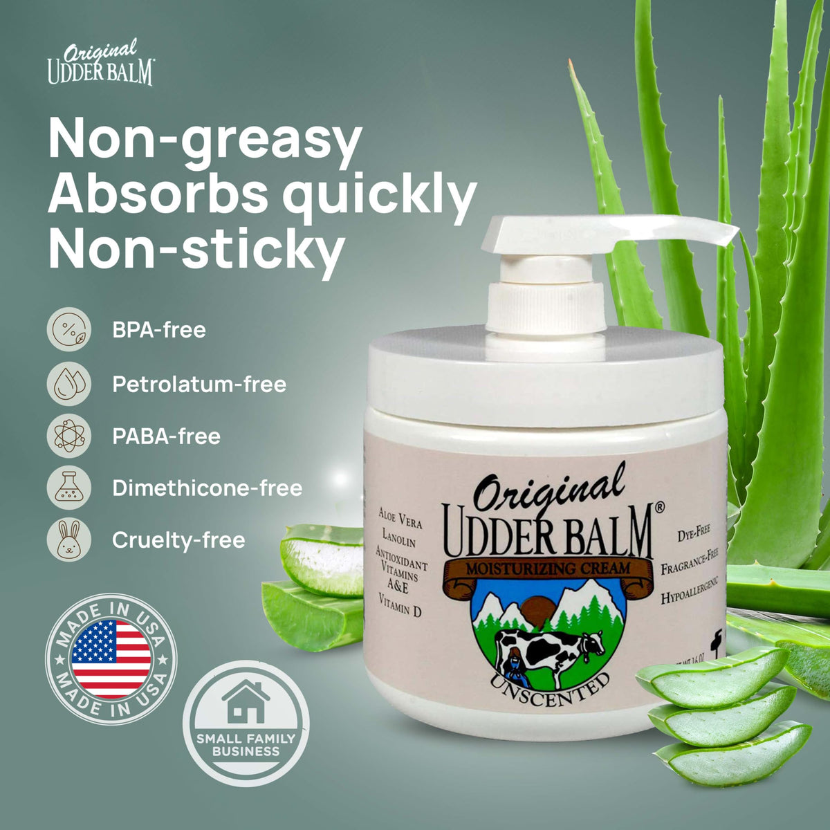Original Udder Balm in a beach bag illustrating after-sun recovery and portability