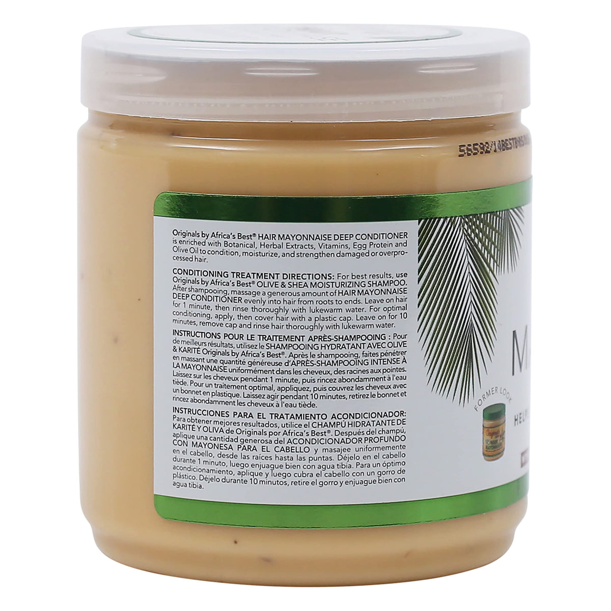 Originals by Africa's Best olive oil ingredient with leaves communicating nourishing hydration benefit