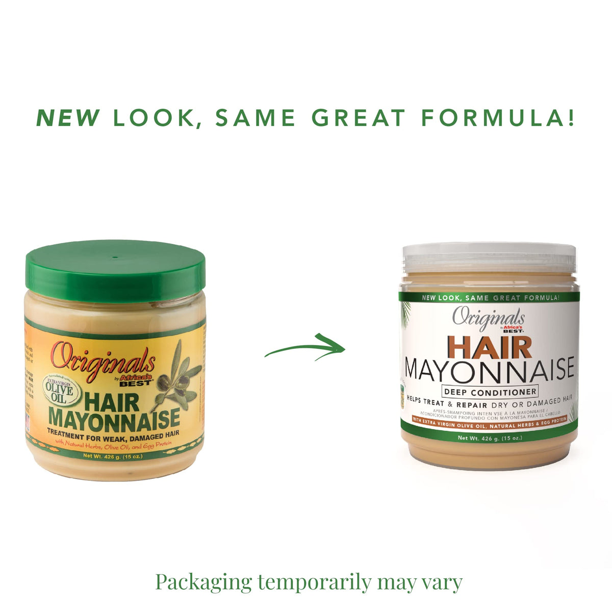 Originals by Africa's Best open jar displays creamy texture for deep moisture and smoothness