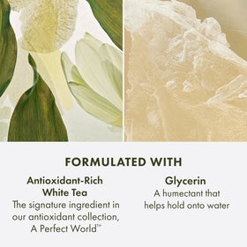 Origins cleanser staged on bathroom counter to show routine use and aesthetic benefit