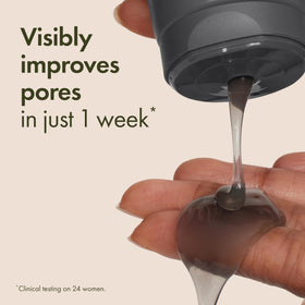 Origins bamboo charcoal ingredient close-up highlighting purifying action