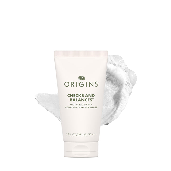 Origins front packaging showing travel cleanser and quick identification benefit