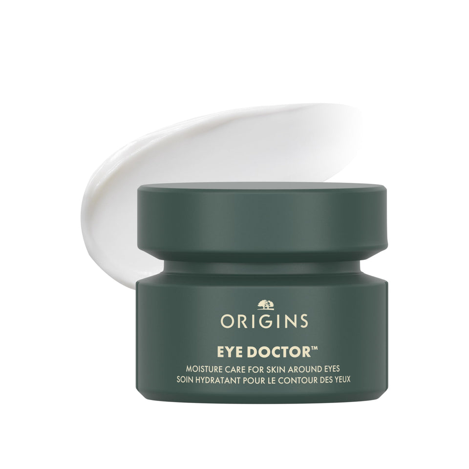 Origins Eye Doctor front packaging showing tube and label for easy recognition and benefits
