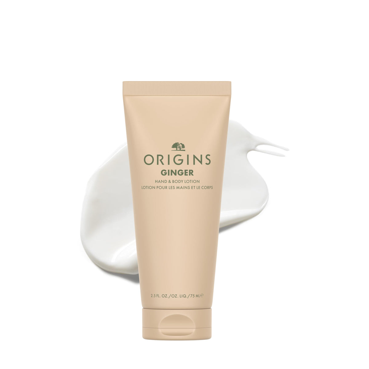 Origins front packaging showing travel-size tube and clear product benefits