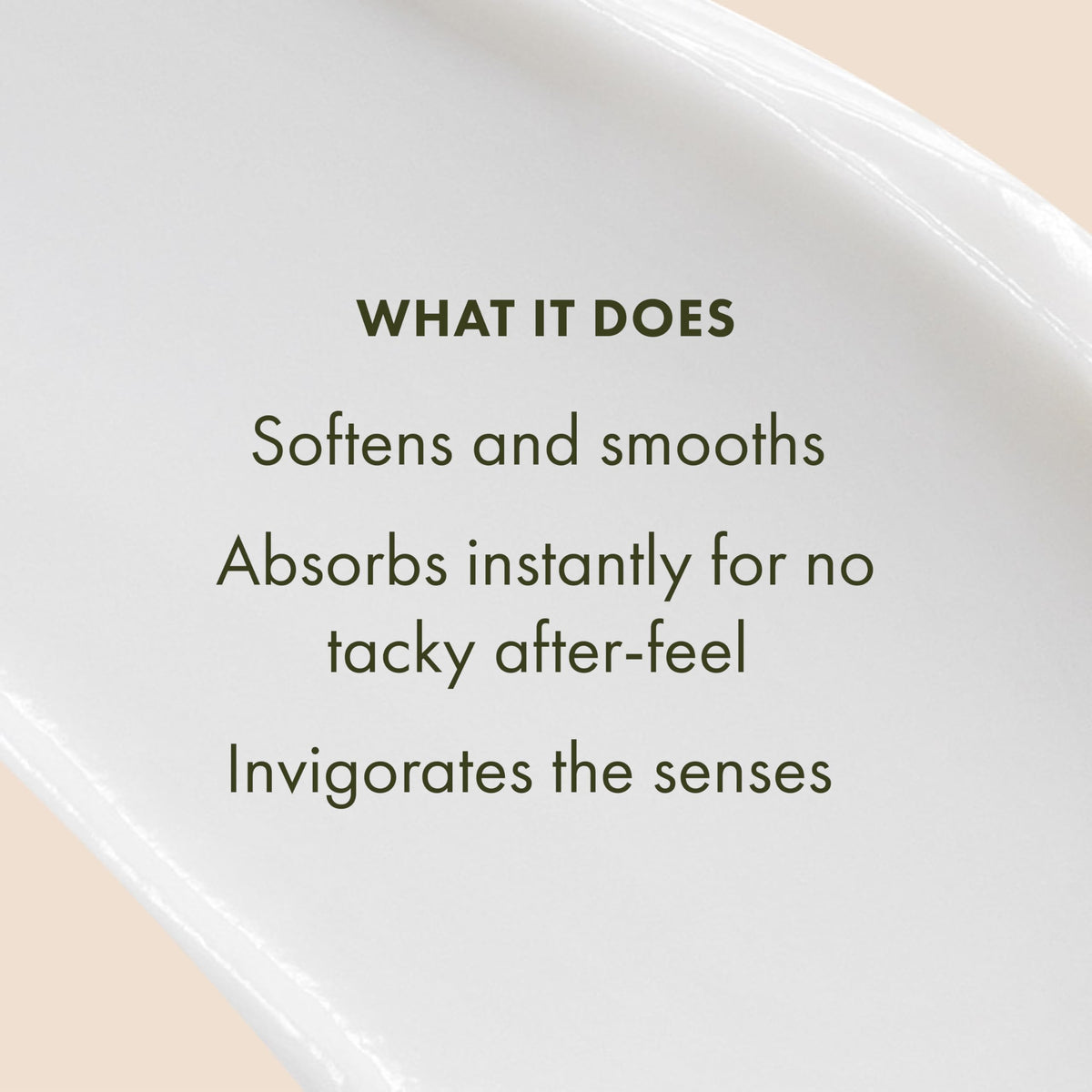 Origins Ginger being applied to hand showing immediate softening and non-greasy finish