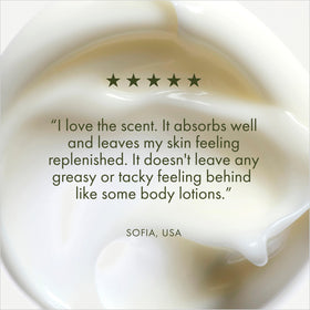 Origins cream spread on skin close-up showing visible softness benefit