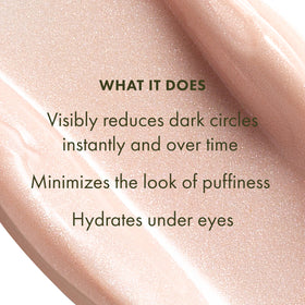 Origins GinZing cool cream on fingertip ready to apply, demonstrating easy blending benefit