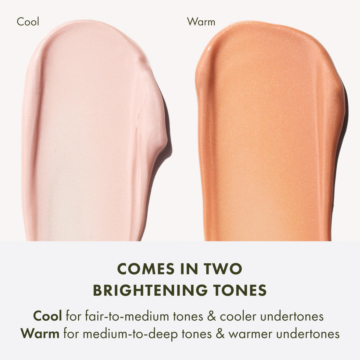 Origins GinZing cool label detail with ingredient list, showcasing vitamin C and niacinamide
