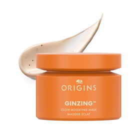 Origins GinZing front jar showing product packaging and brightening benefit