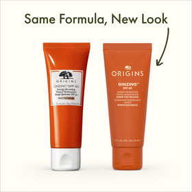 Origins GinZing on bathroom counter with plants portraying daily skincare routine and calm