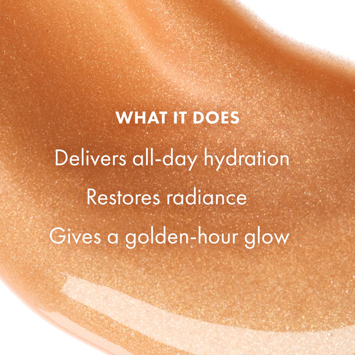 Origins GinZing gel spread on skin demonstrating fast absorption and glow