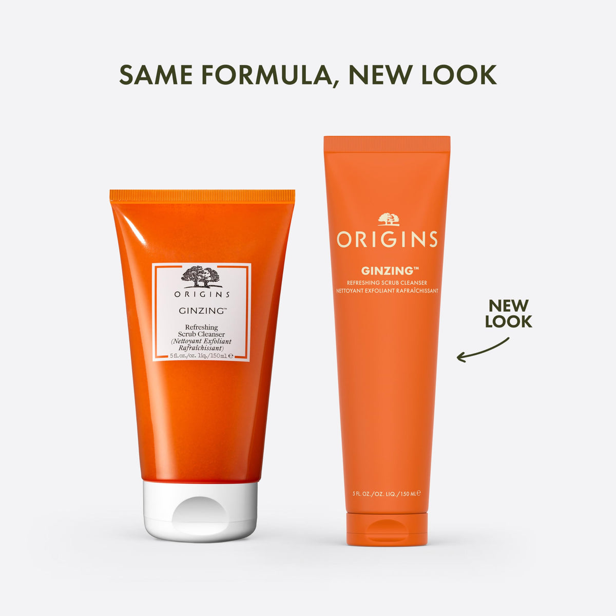 Origins GinZing texture close-up showing gel-to-foam transformation benefit