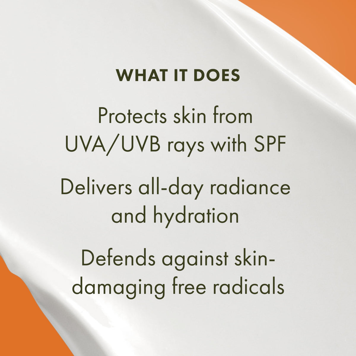 Origins GinZing cream texture on fingertip demonstrating smooth hydration