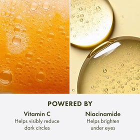 Origins GinZing Warm being applied with finger highlighting easy blending and gentle coverage
