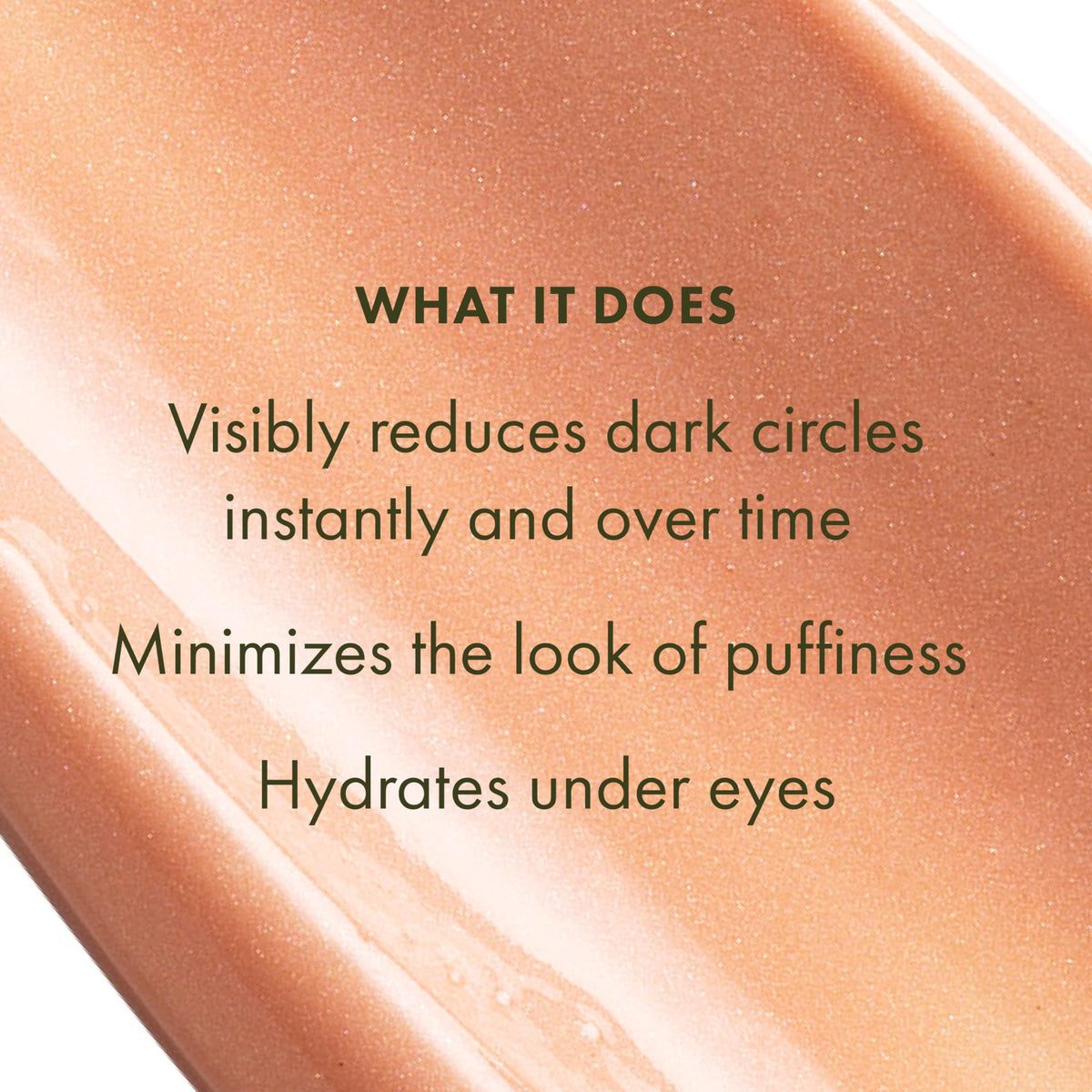 Origins GinZing Warm texture swatch on skin displaying smooth finish and instant brightening