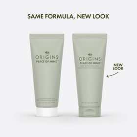 Origins hand cream open cap showing smooth texture for quick absorption