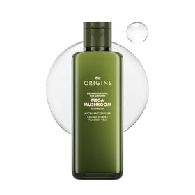 Origins bottle front packaging showing label and size for quick recognition and benefit