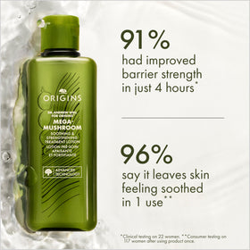 Origins close-up of lotion texture highlighting smooth, non-greasy hydration