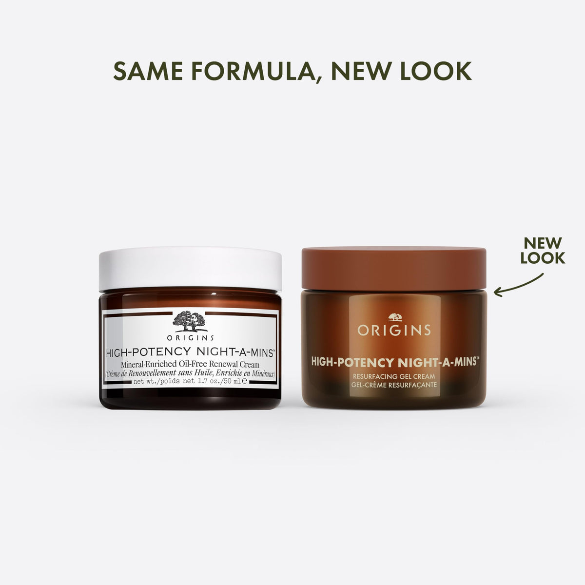 Origins close-up gel texture highlighting lightweight absorption benefit