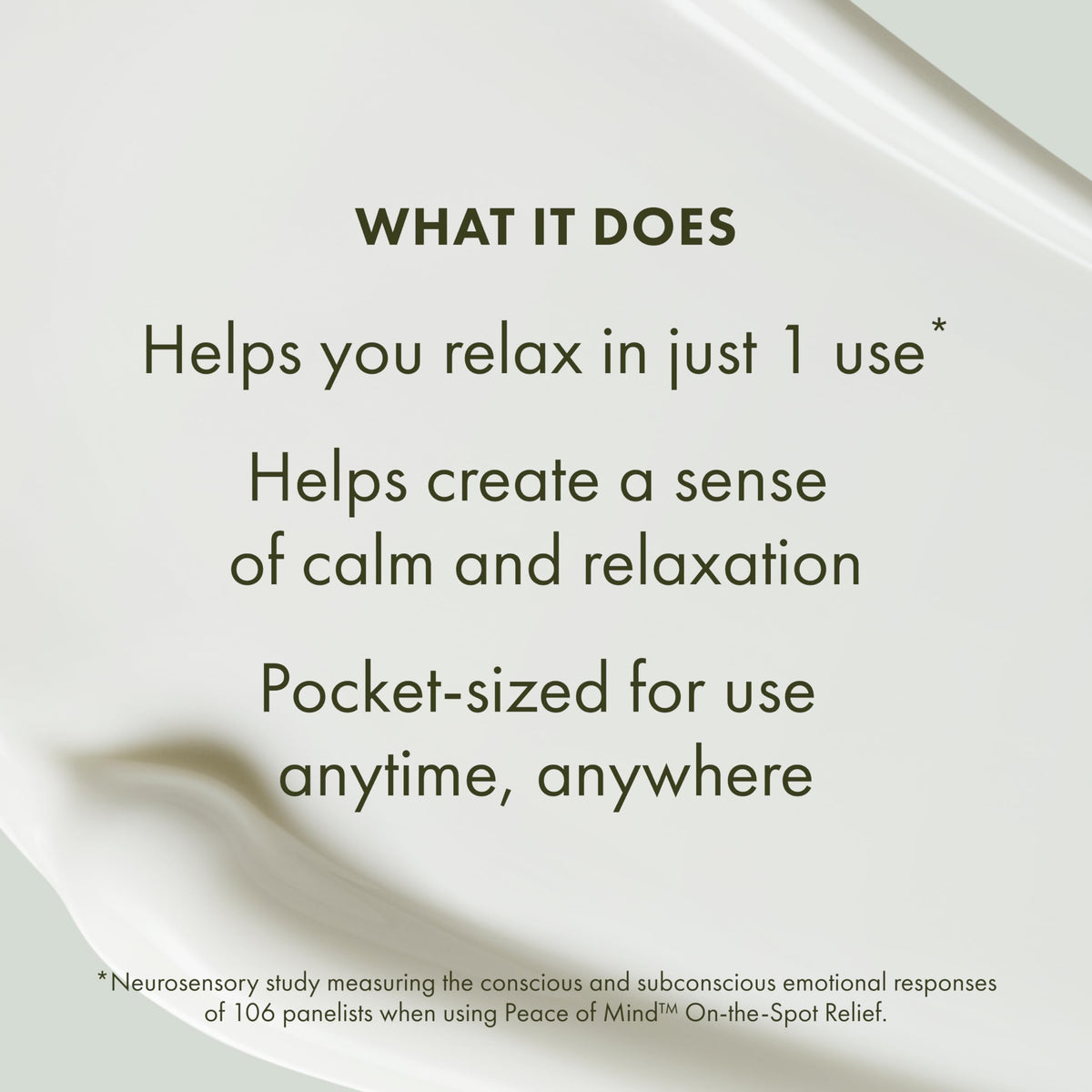 Origins On-the-Spot Relief balm top view for portable aromatherapy and quick calming use