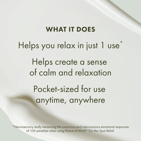 Origins On-the-Spot Relief balm top view for portable aromatherapy and quick calming use