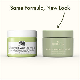 Origins open jar texture close-up illustrating creamy, fast-absorbing hydration