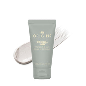 Origins travel jar front view showing compact packaging and easy portability benefit
