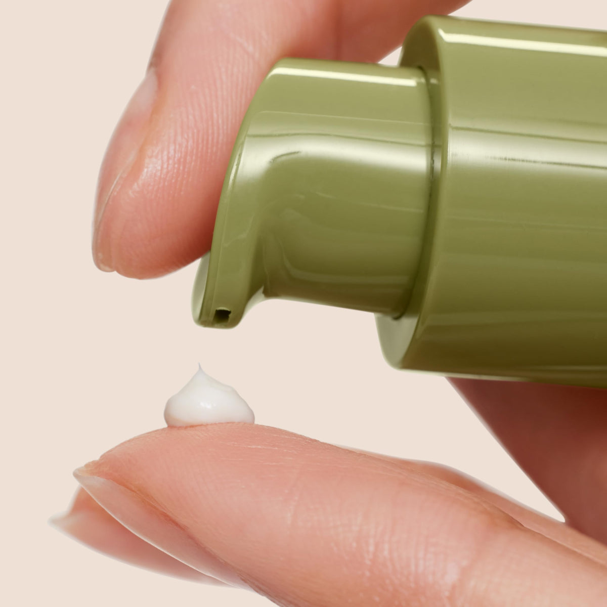 Origins Plantscription application demonstrated under eye showing gentle massage for firmness