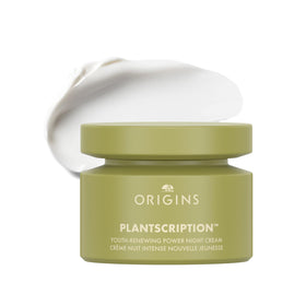 Origins Plantscription front jar showing packaging and size benefit