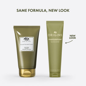 Origins Plantscription pump detail highlighting easy dispensing and controlled amount
