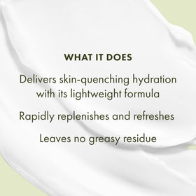 Origins Precipitation hand application showing quick absorption and non-greasy finish