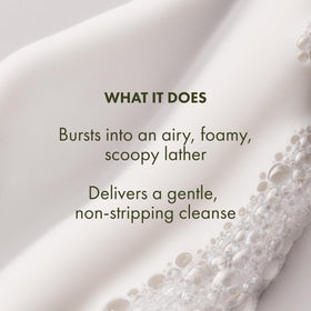 Origins pump dispensing foamy cleanser for easy, controlled application