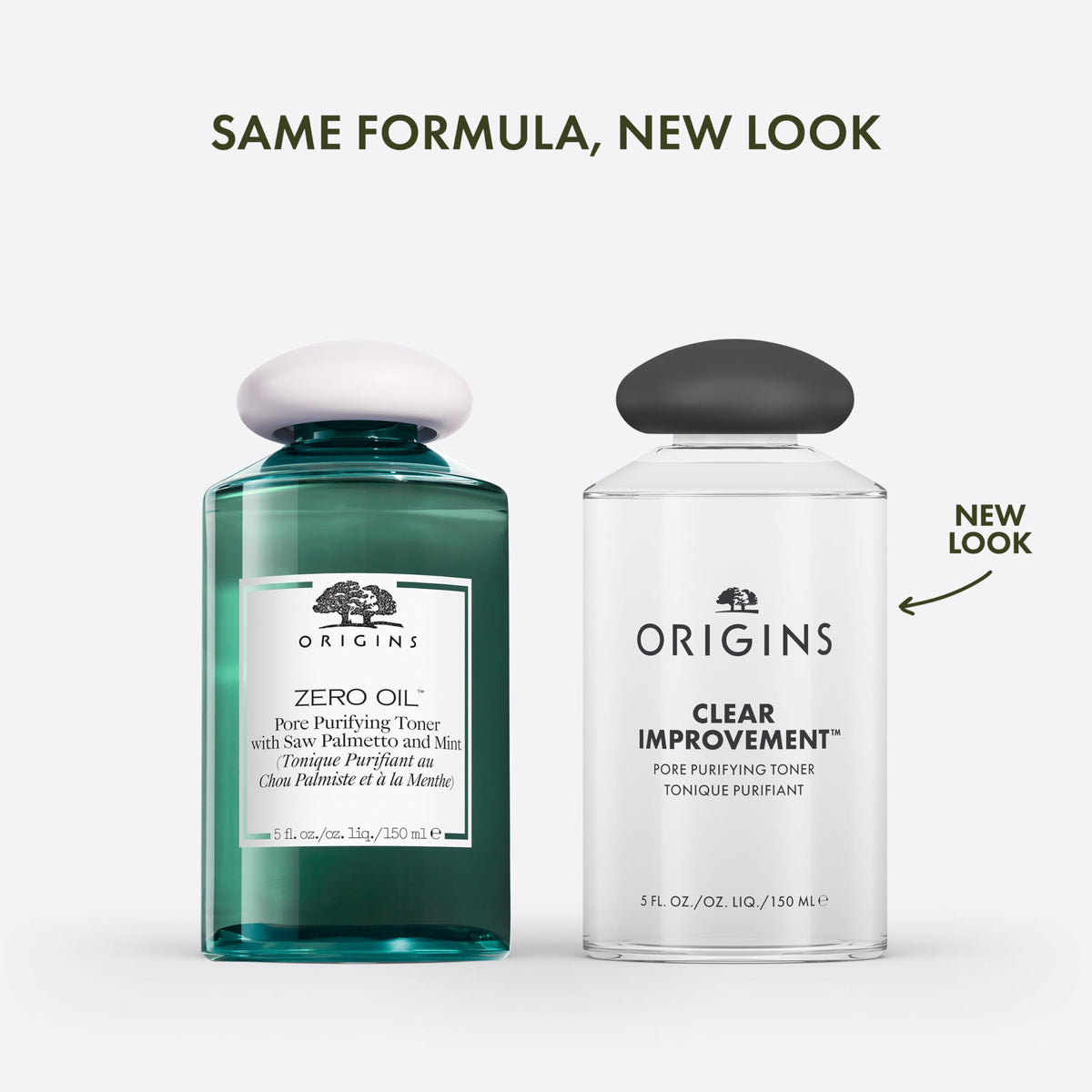 Origins toner liquid texture close-up showing lightweight clarity and fast absorption benefit