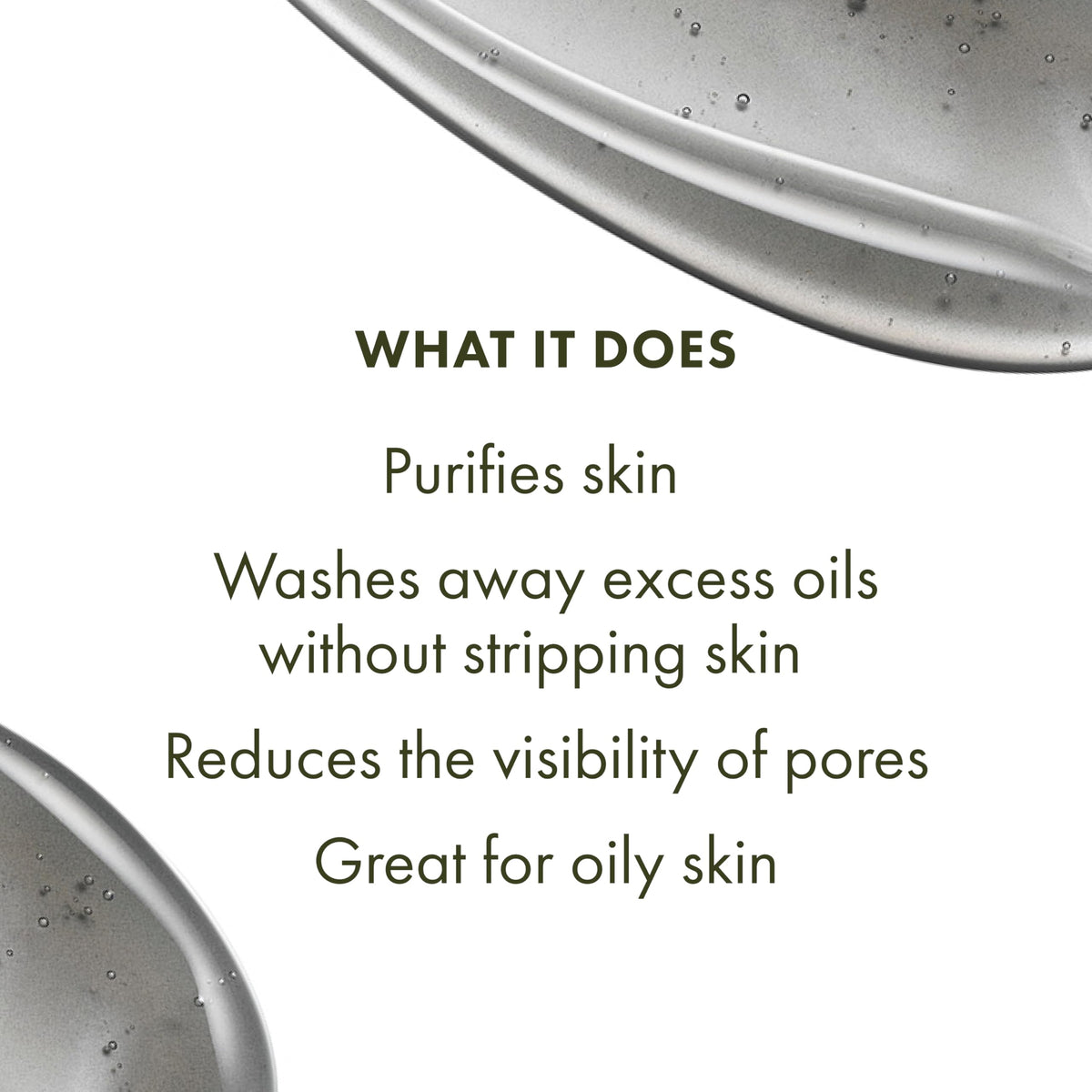 Origins application on wet face during use showing gentle removal of impurities