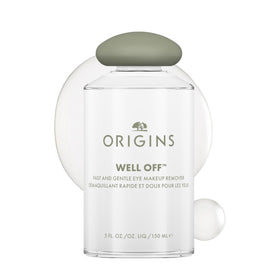 Origins Well Off front bottle showing clean packaging and size benefit