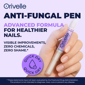 Orivelle pen applicator close-up showing precision tip for targeted use