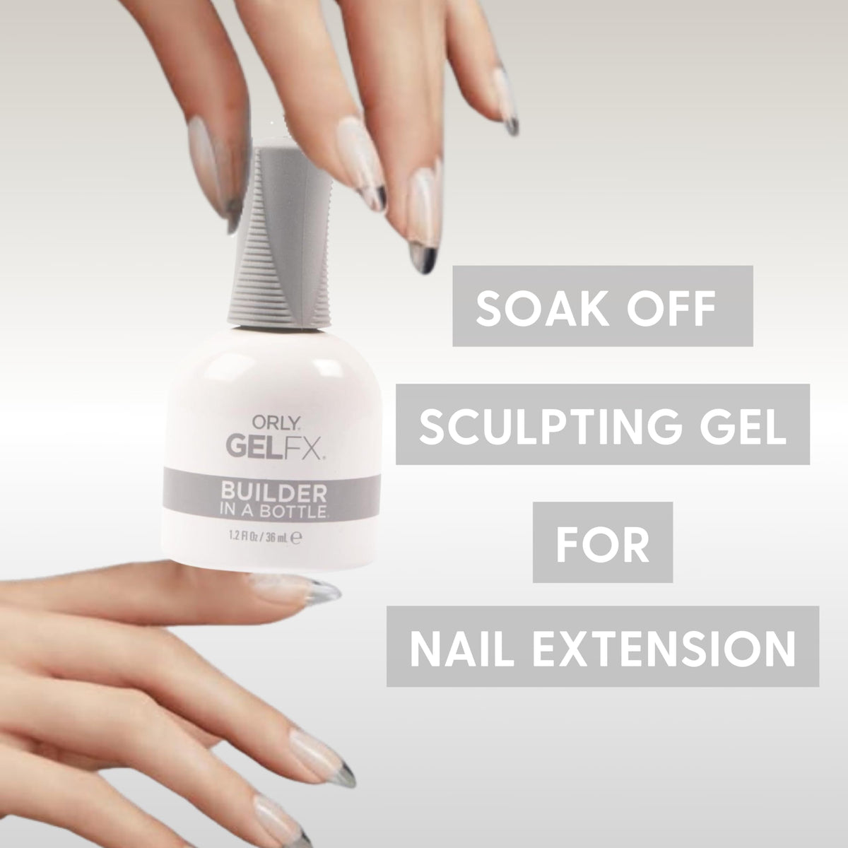 Orly Builder In A Bottle brush applicator detail for precise, easy gel application