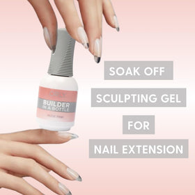 Orly Builder in a Bottle nude pink gel texture close-up highlighting smooth self-leveling formula