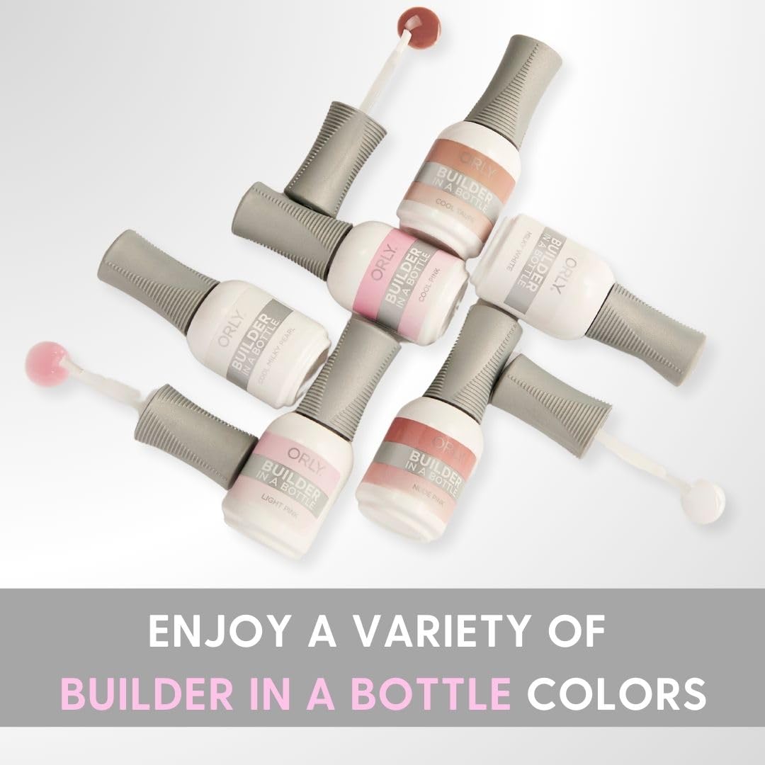 Orly Builder In A Bottle applied in salon setting showing quick professional results