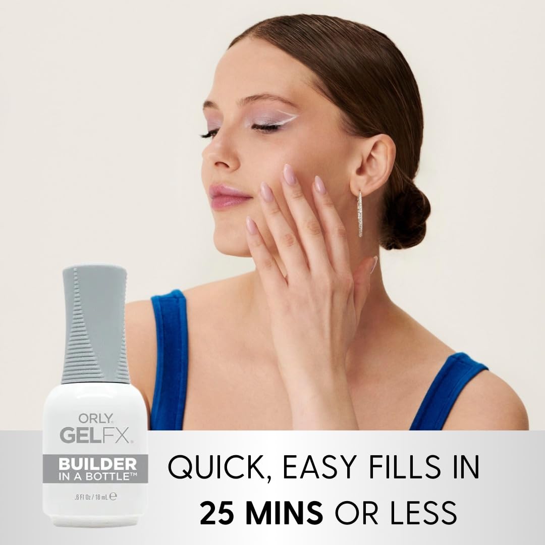 Orly Builder In A Bottle gel texture swatch showing smooth self-leveling finish