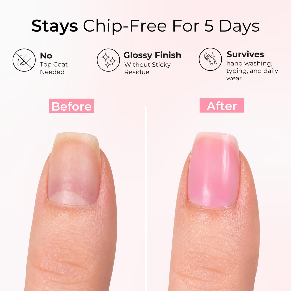 Orly bottle label detail with ingredients and vitamin callout