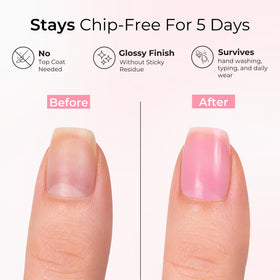 Orly bottle label detail with ingredients and vitamin callout
