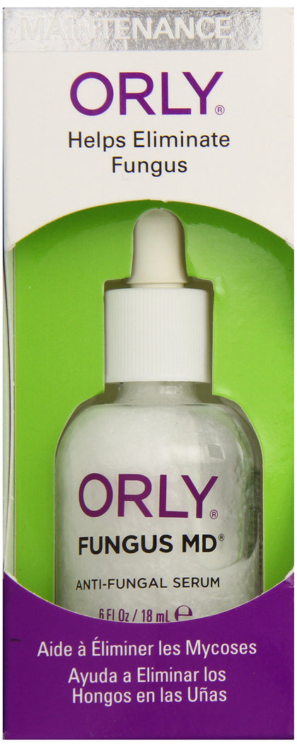 Orly Fungus MD front packaging showing bottle and label benefit