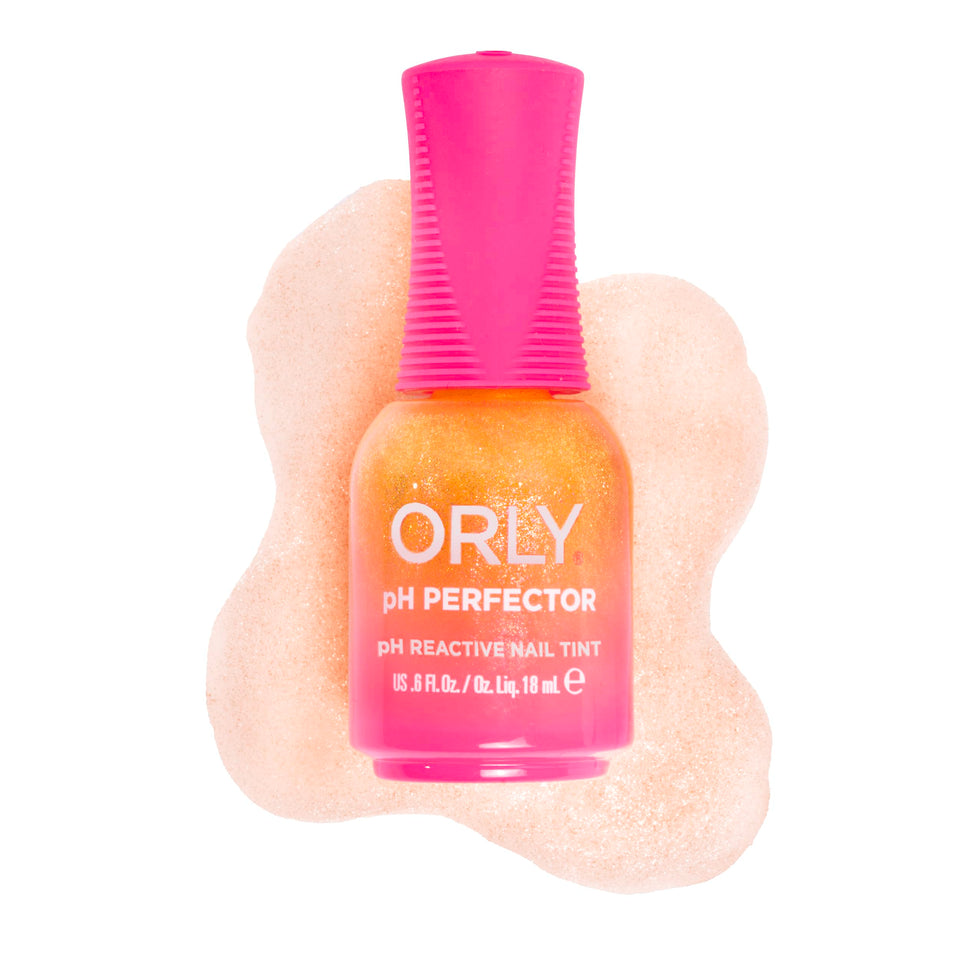 Orly warm blush front bottle showing sleek packaging and glossy finish benefit