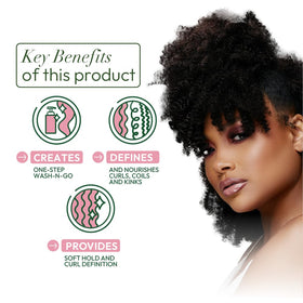 ORS gel texture close-up demonstrating smooth slip for detangling