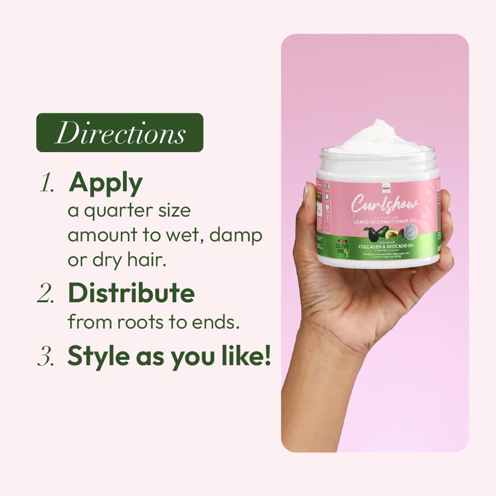 ORS on a bathroom shelf in use for an at-home curl routine
